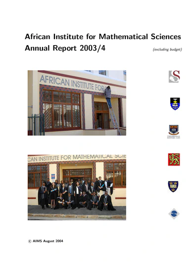 Annual Report 2003-2004