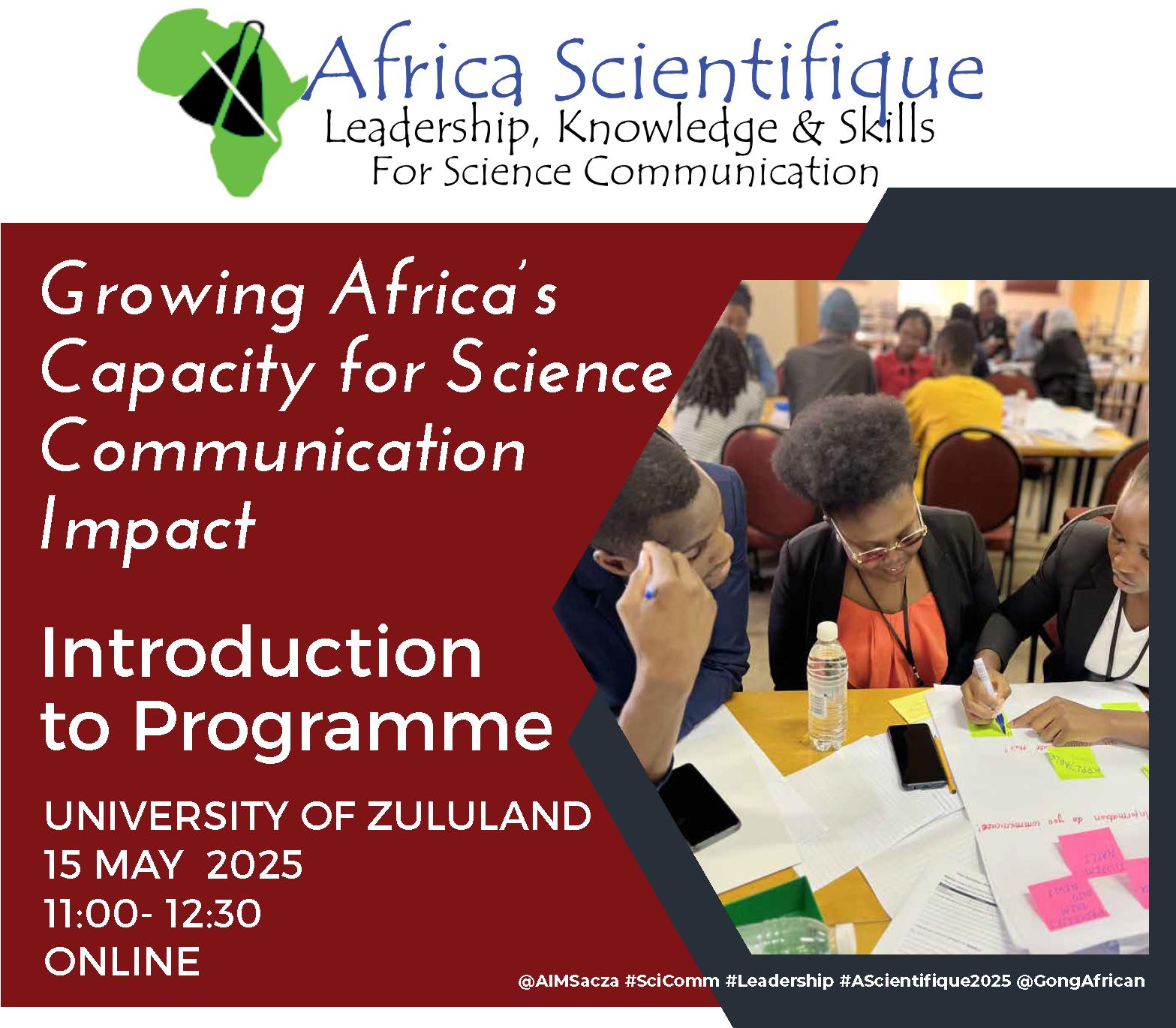 2025 Africa Scientifique Programme for the University of Zululand Kicks Off