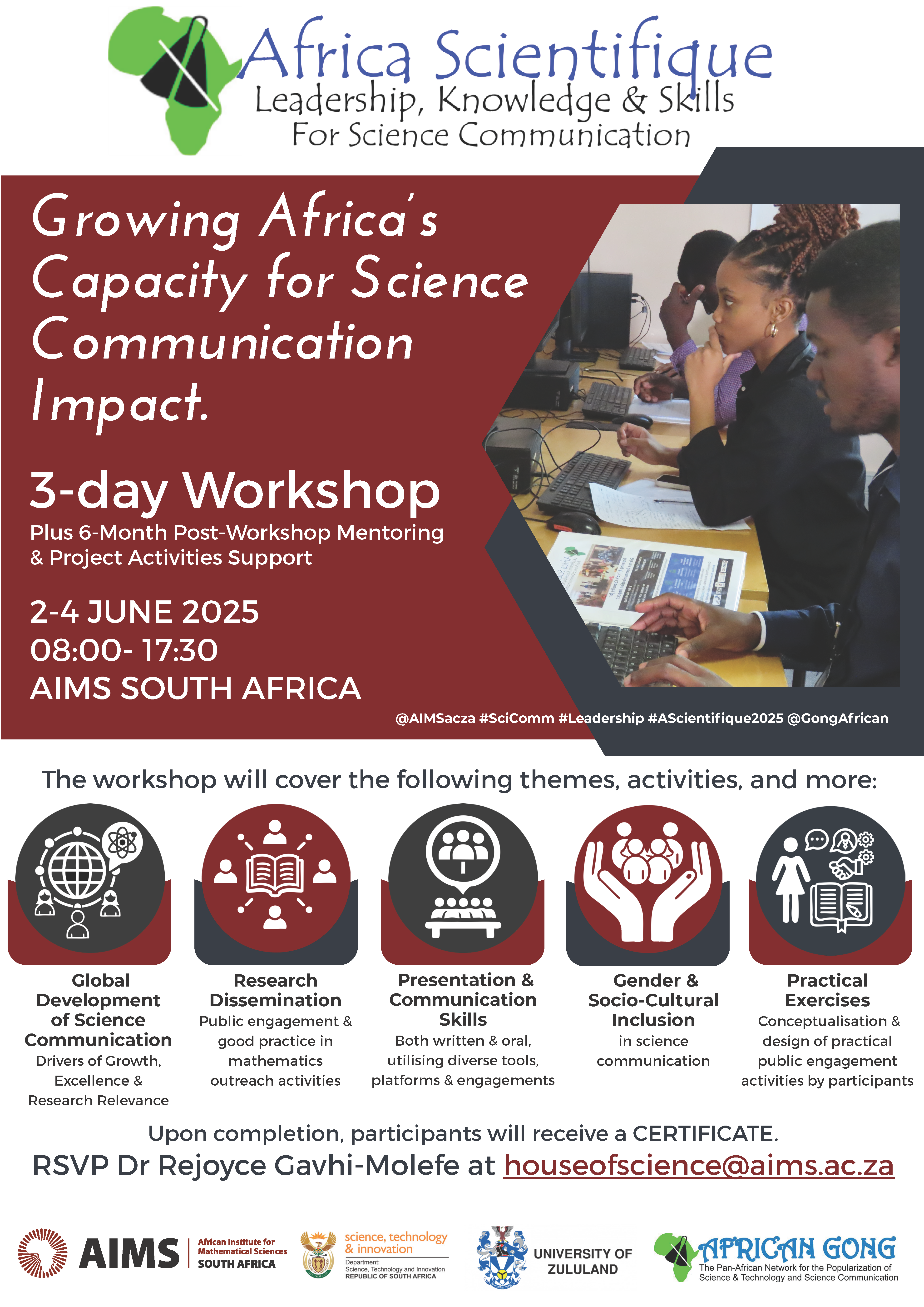 2025 Africa Scientifique Programme for the University of Zululand Kicks Off