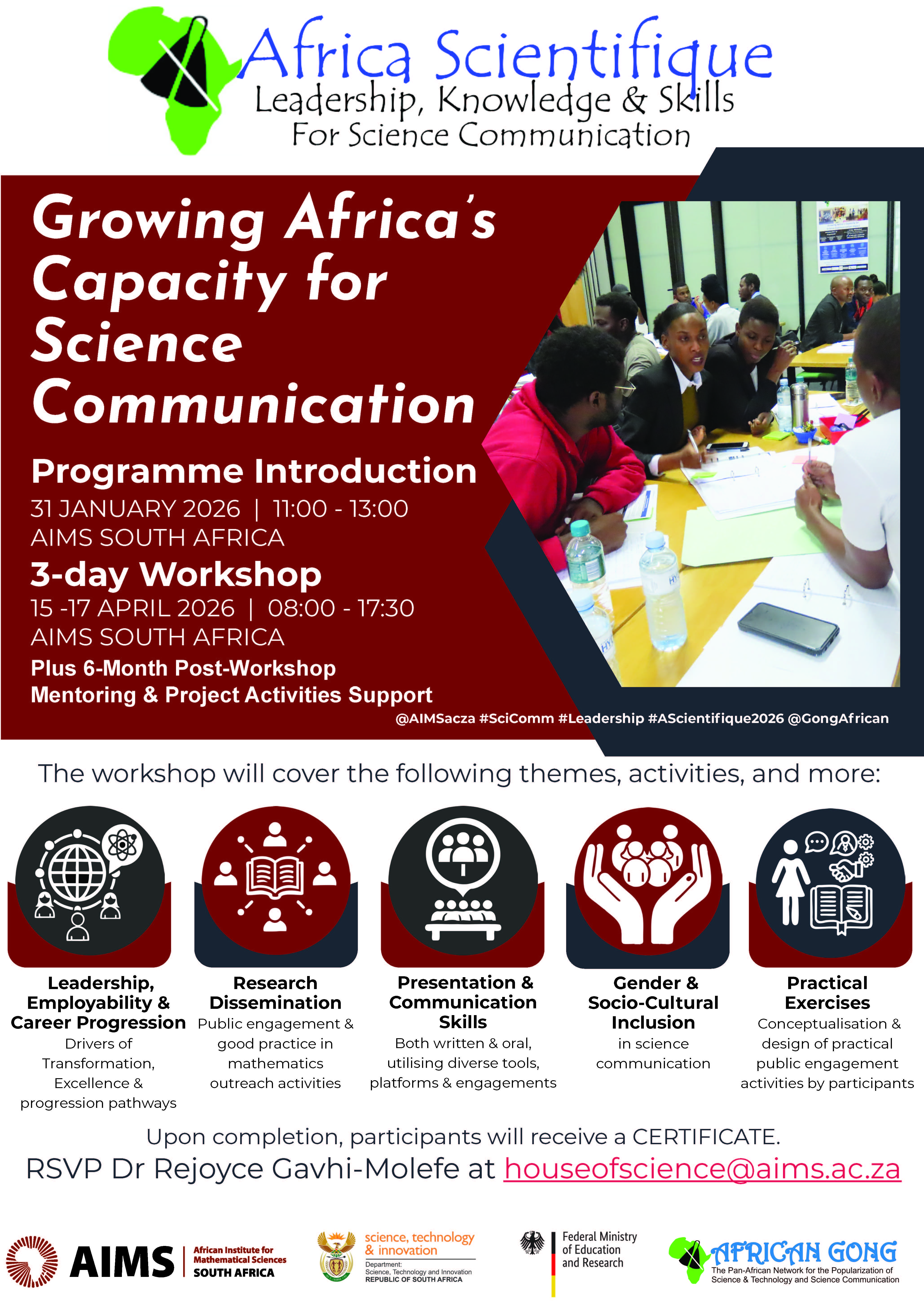 2026 Africa Scientifique Programme Kicks Off at AIMS South Africa