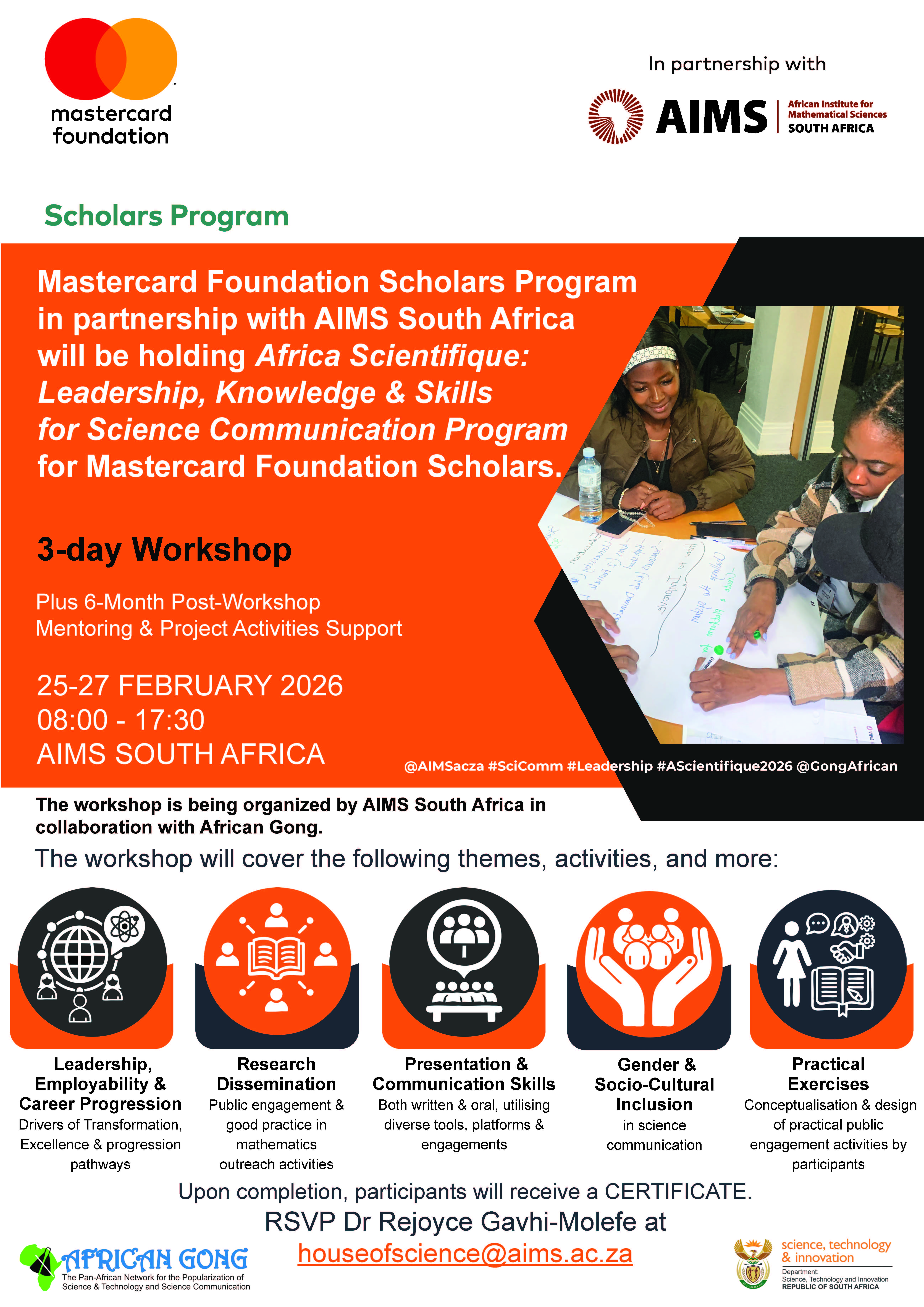 2026 Africa Scientifique Programme Kicks Off at AIMS South Africa