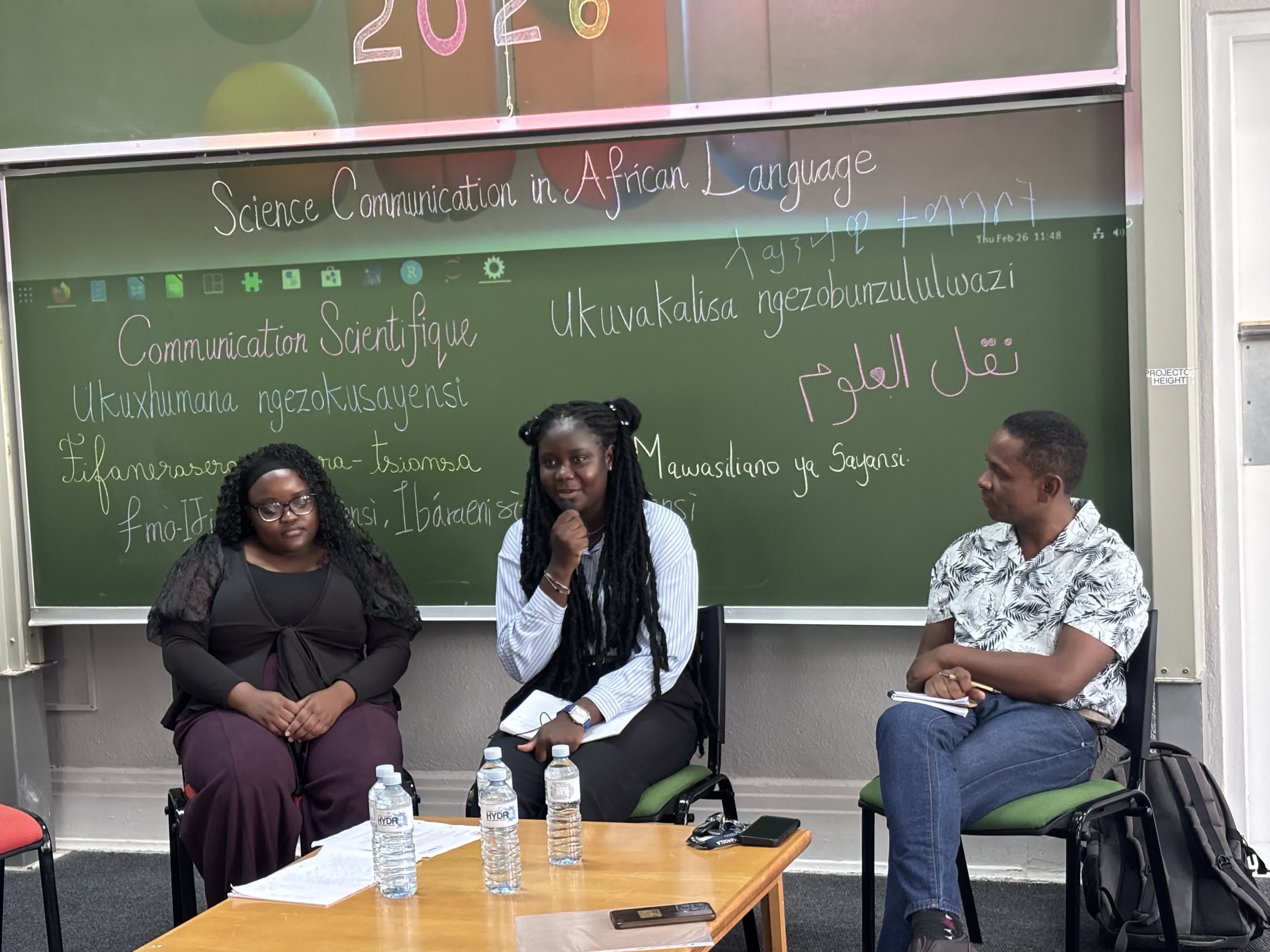 Panel contribution by Africa Scientifique alumni