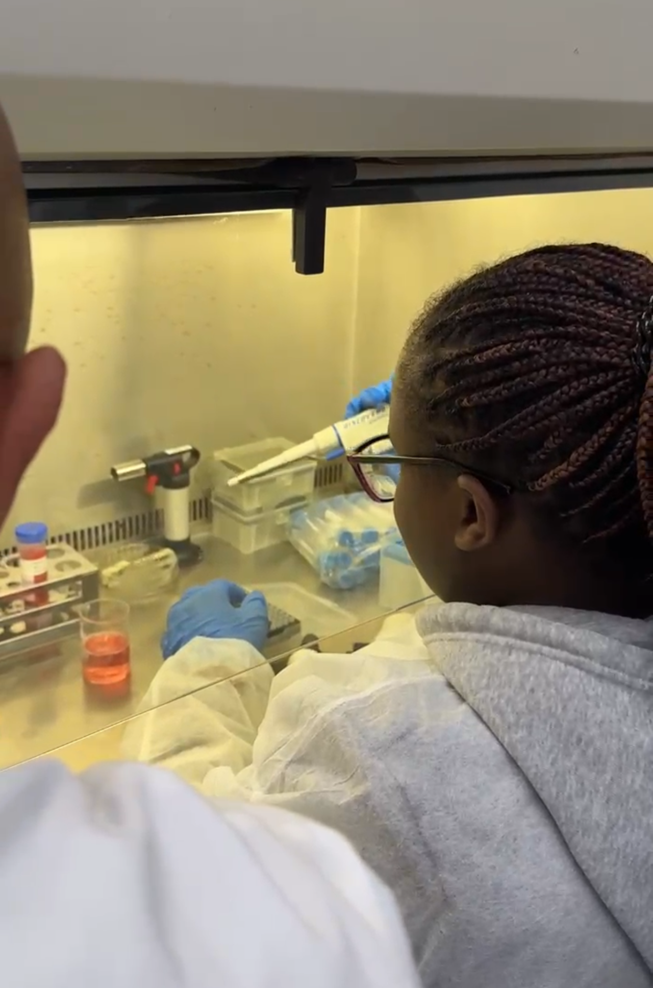 Marry and colleagues during the intensive Introduction to Radiobiology course at iThemba LABS