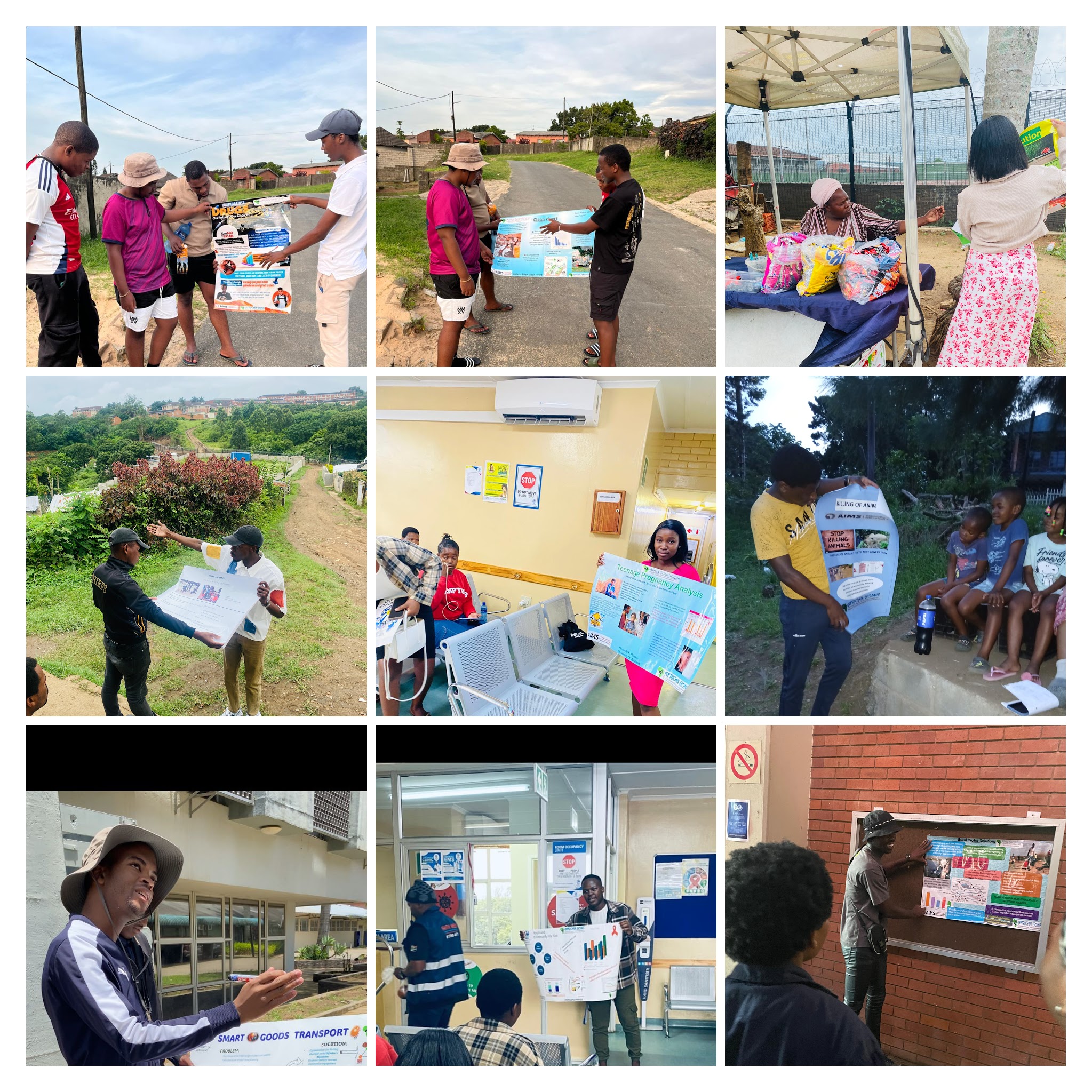 Honours students from UNIZULU delivering Phase 3 projects